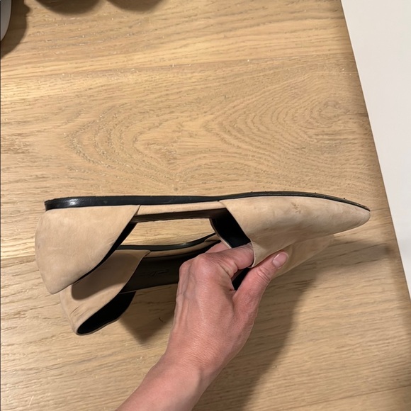 Jenni Kayne Tan and Black leather Flats with Pointed Toe - Picture 8 of 8